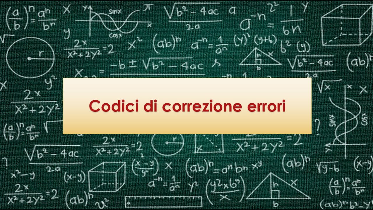 Codici di correzione errori: Codice di Hamming