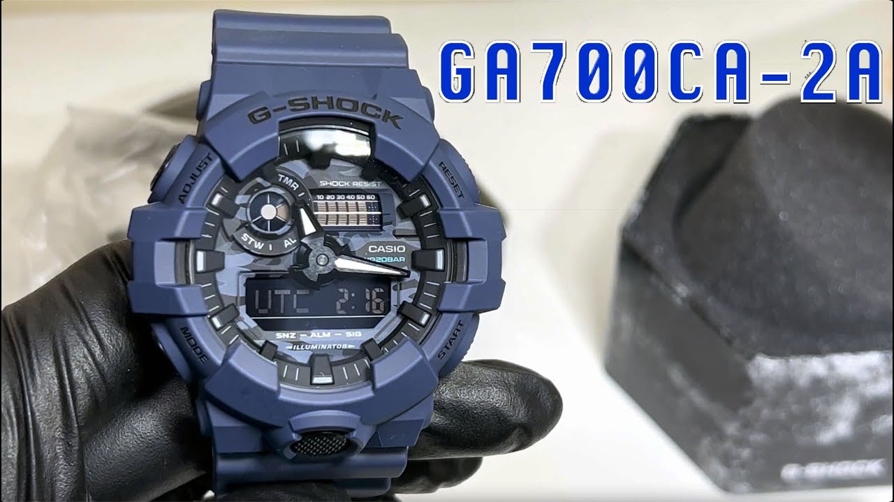 GA700CA-2A Camouflage Blue Unboxing