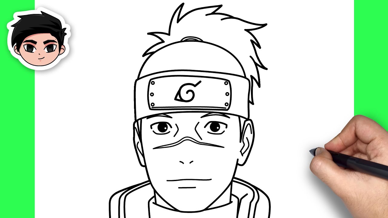 How To Draw Iruka | Naruto - Easy Step By Step