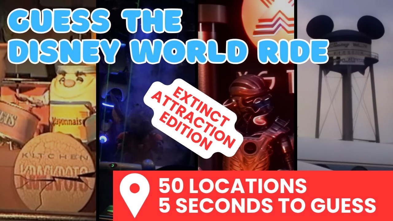 Guess the Forgotten Disney World Attraction | Defunct Ride Challenge