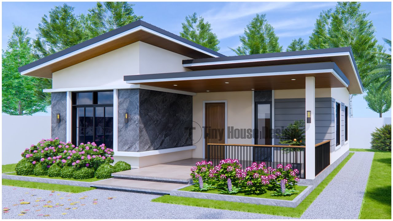 Small House Design | 9m x 9m House plan with 2Bedroom (Lovely House)