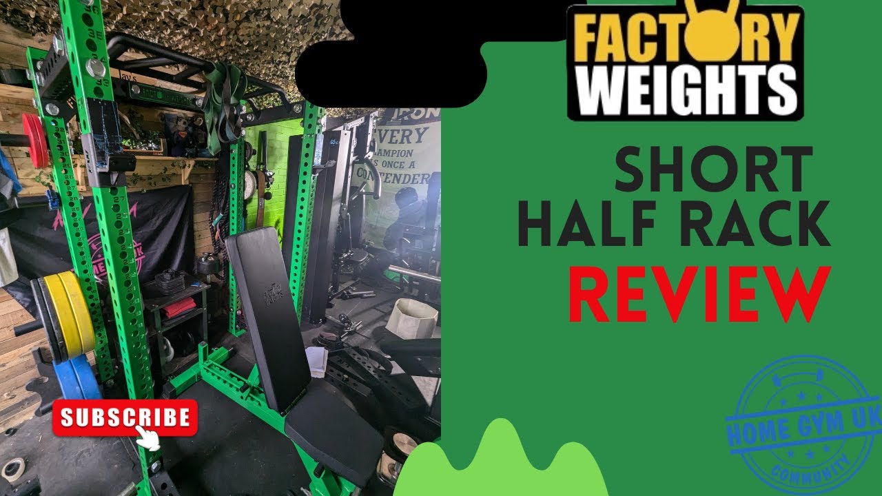 Factory Weights Short Half Rack: The Space-Saving Powerhouse You Need for Your Home Gym!