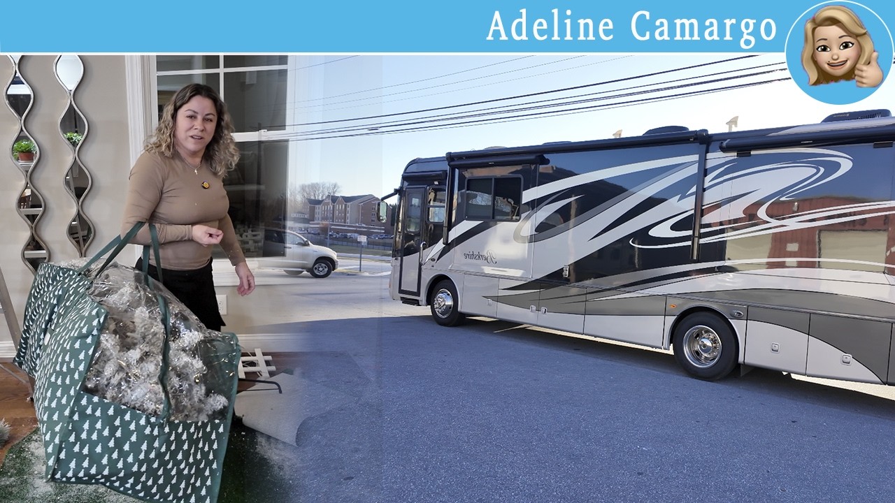 Preparando o motorhome para voltar à estrada e tirando as decorações de Natal @AdelineCamargo