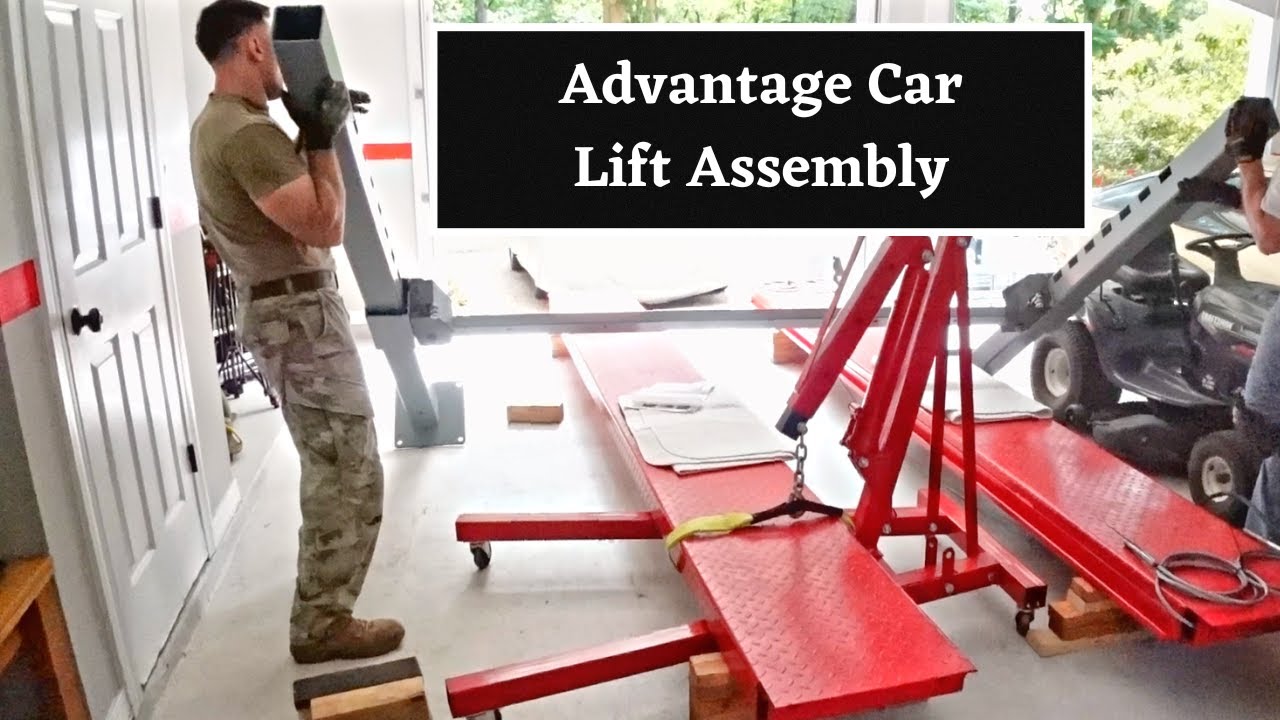 Advantage 4 post Car Lift Assembly