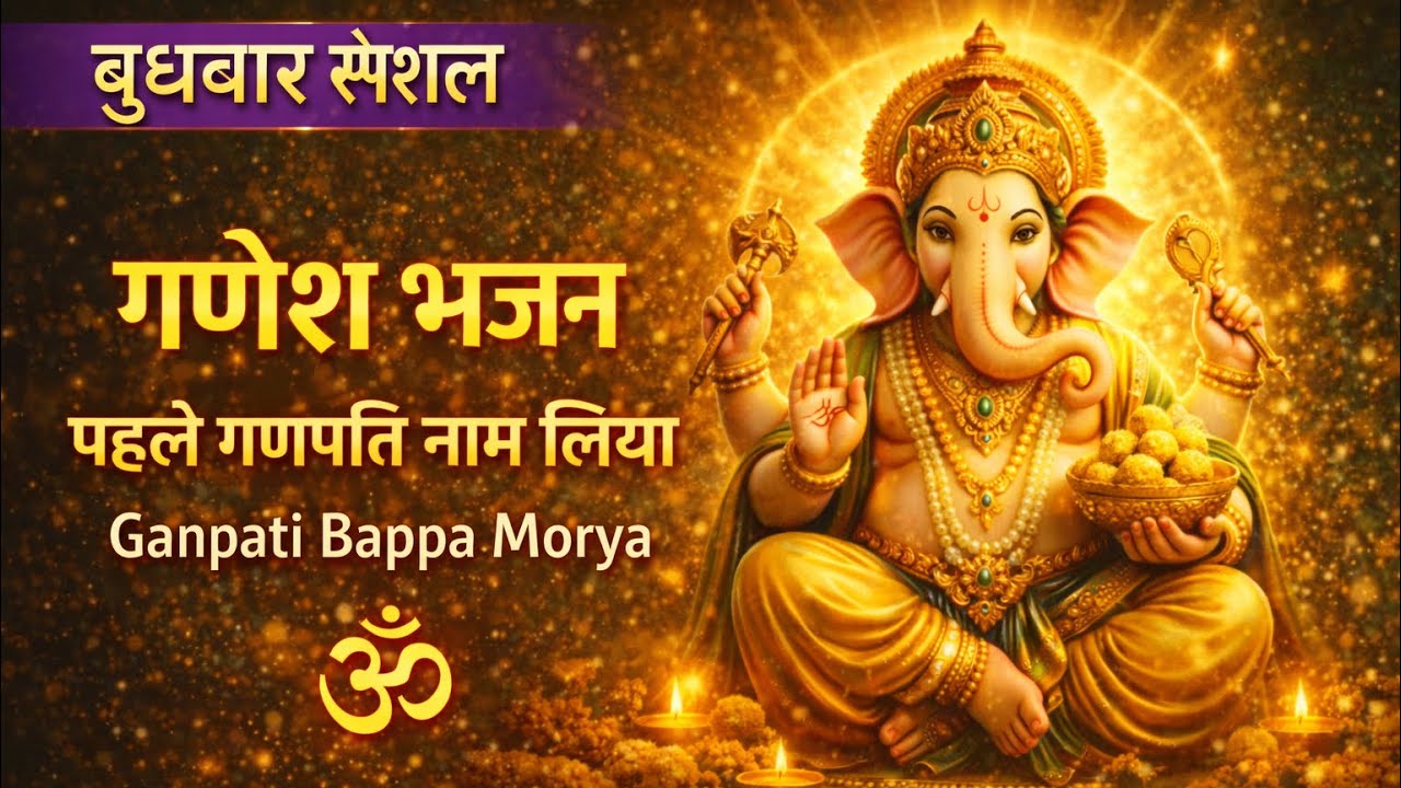 पहले गणपति नाम लिया | Ganesh Bhajan | Ganpati Bappa Morya | Peaceful Devotional Song