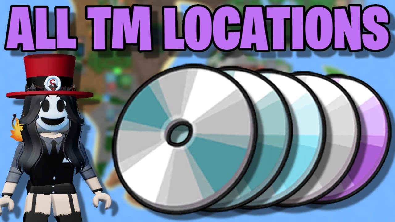 All TM Locations in Pokemon Brick Bronze (Project Bronze Forever)