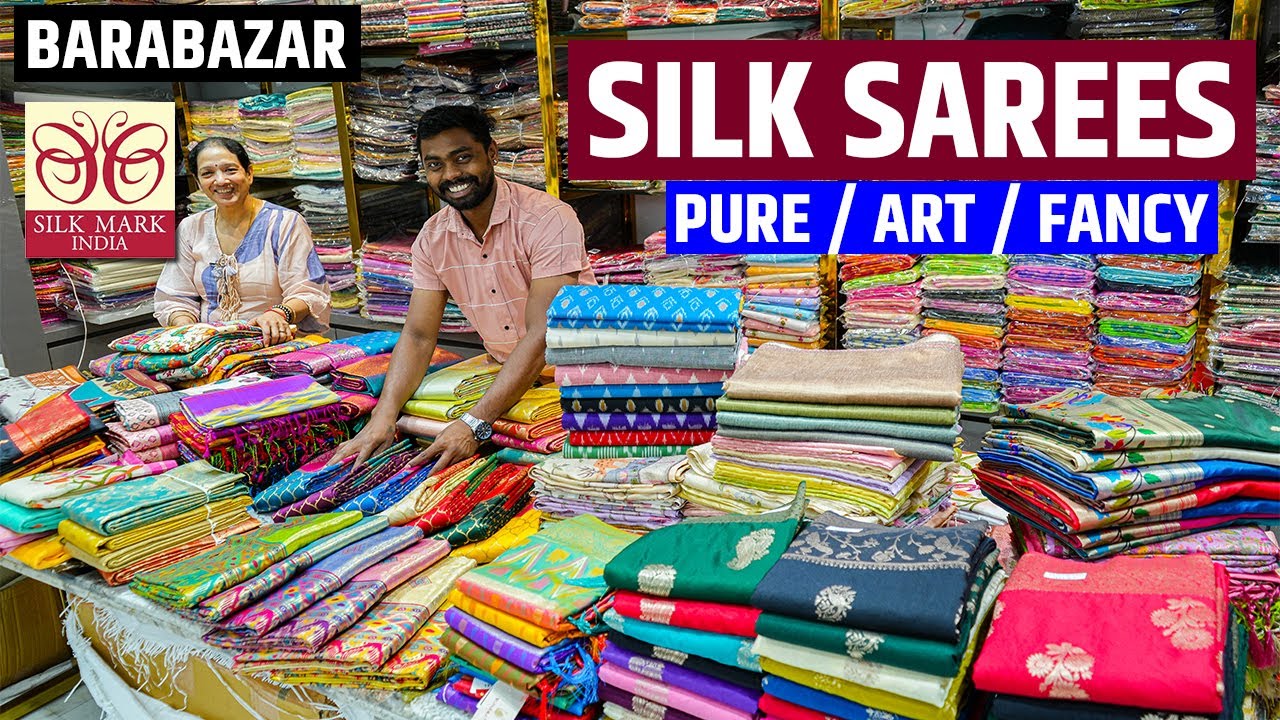 Silk Sarees ( Pure / Art / Fancy ) & Cotton Saree Wholesaler in Barabazar, Kolkata