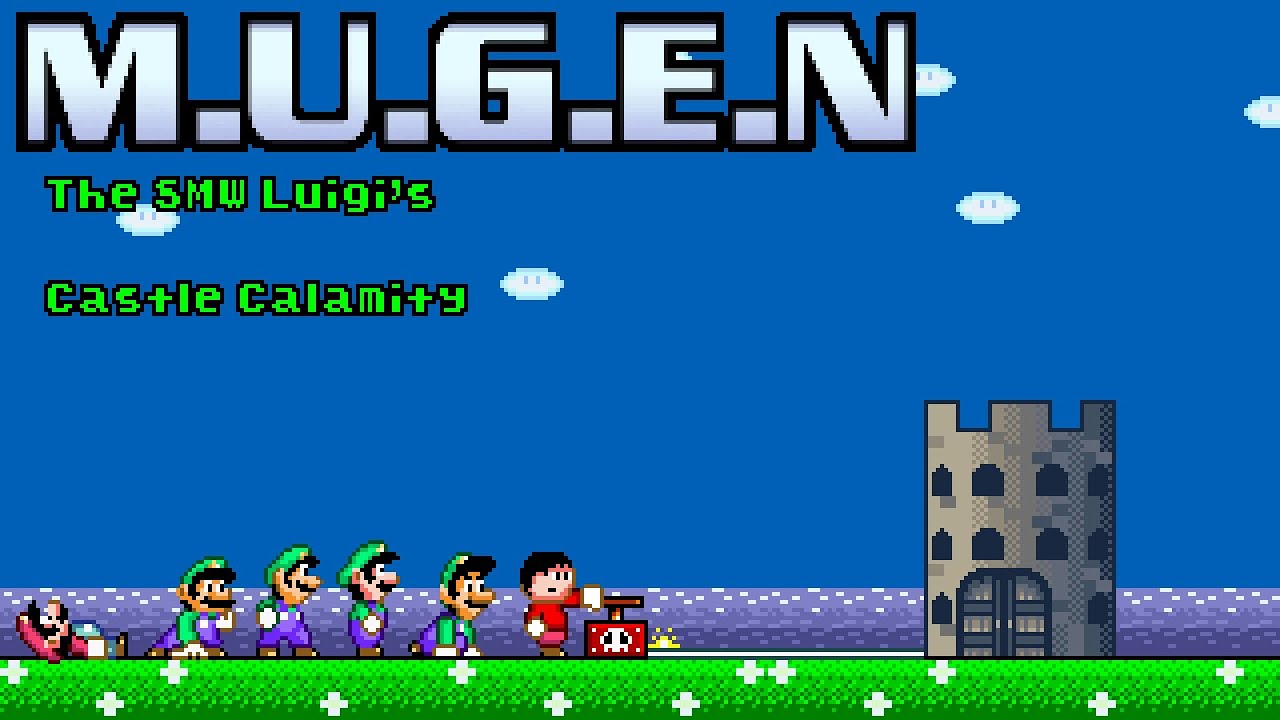 MUGEN The SMW Luigi's (Castle Calamity)