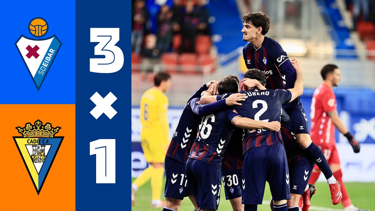 RESUMEN | SD Eibar VS Cádiz CF | 25/26