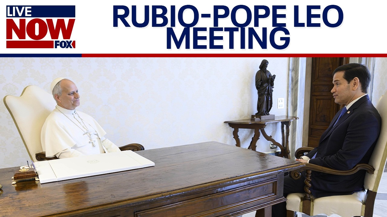 Sec. Rubio arrives at the Vatican to meet with Pope Leo XIV after Trump&rsquo;s criticism over Iran