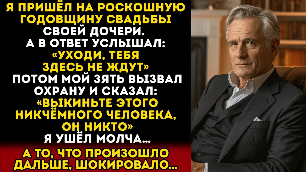 Я пришёл на свадьбу дочери, а она с мужем унизили меня на глазах у всех. Но дальше — ещё интереснее…