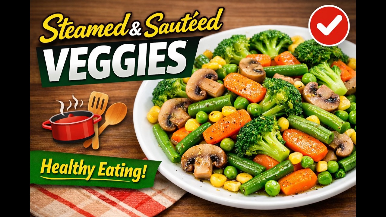 Healthy Quick mixed steam Veggies for Busy Day/Perfect Recipe for working People & Kids Tiffin  box