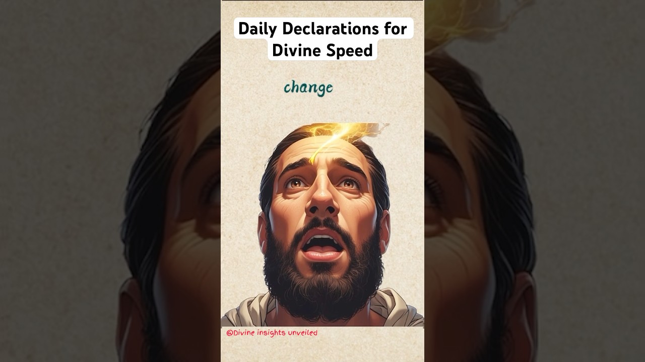5 Biblical Declarations That Release Supernatural Acceleration.