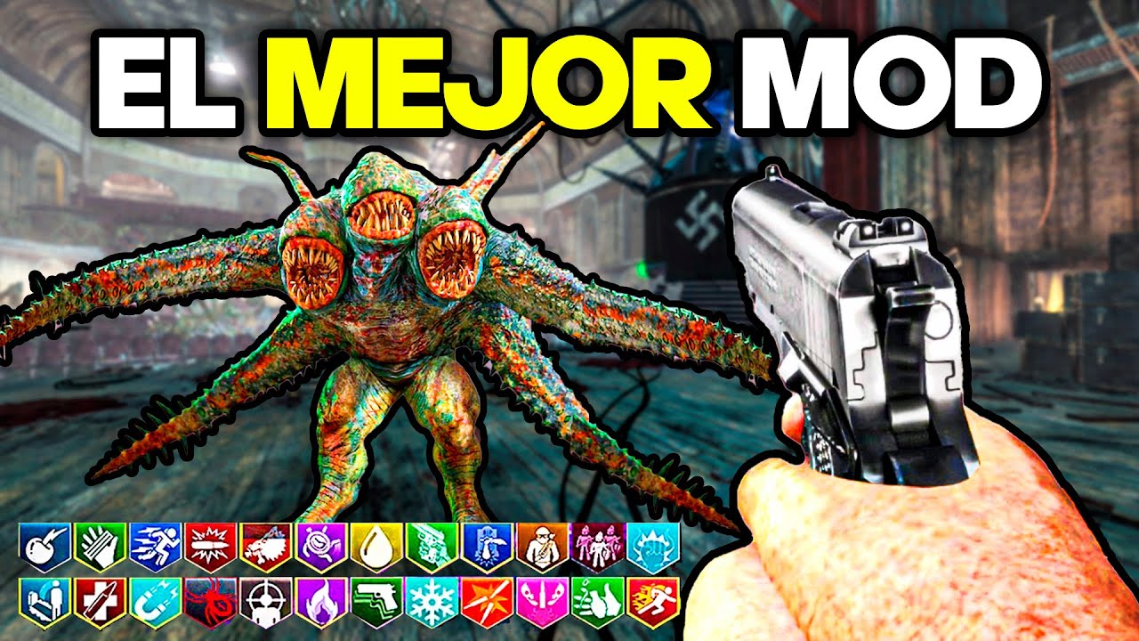 TODAS las ARMAS ESPECIALES + JEFES ÉPICOS en BO1 Zombies, EL MEJOR MOD!!