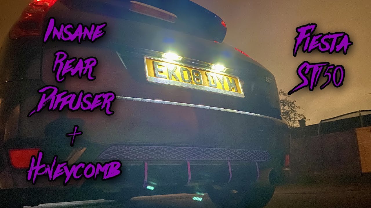 Insane Rear Diffuser + Honeycomb Fiesta ST MK6