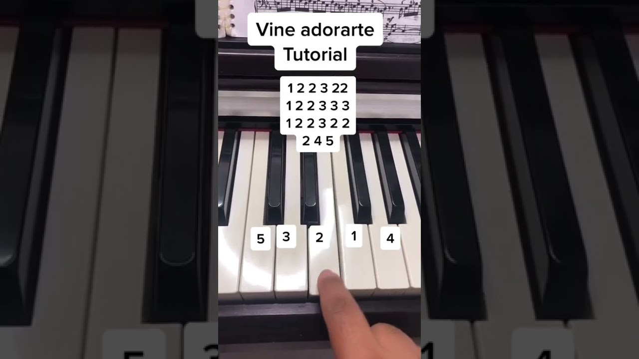 Vine adorarte Tutorial Piano