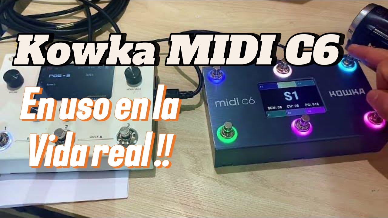 Controlando  el Multi FX con el MIDI C6 de Kowka