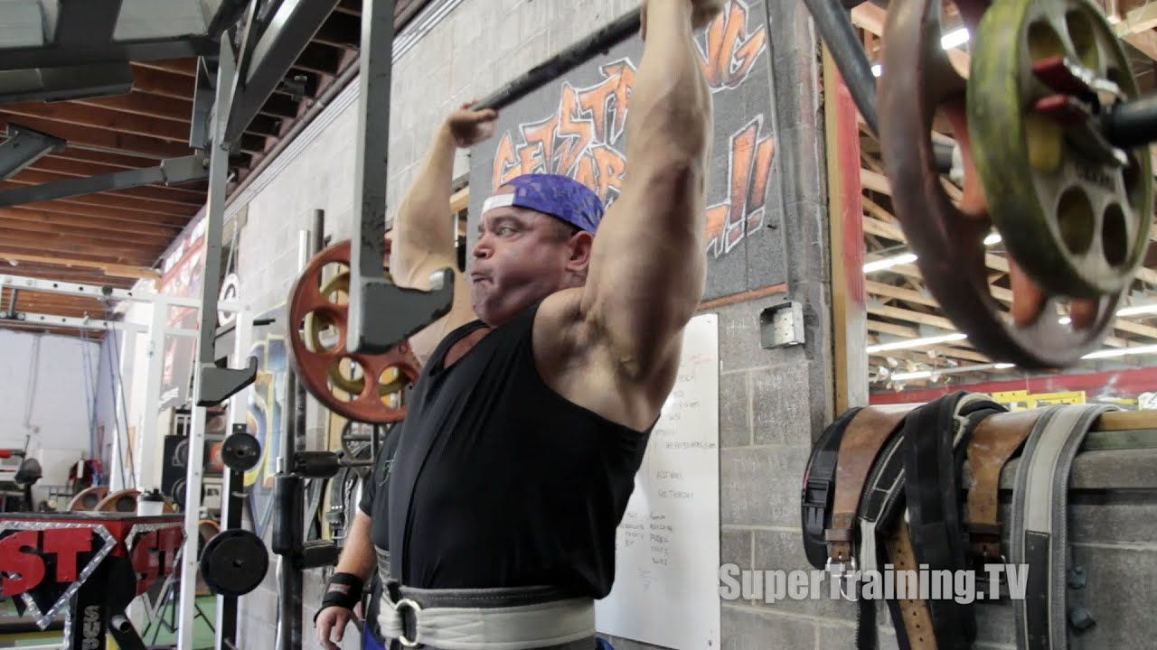Cambered Bar Overhead Presses | RetroPL