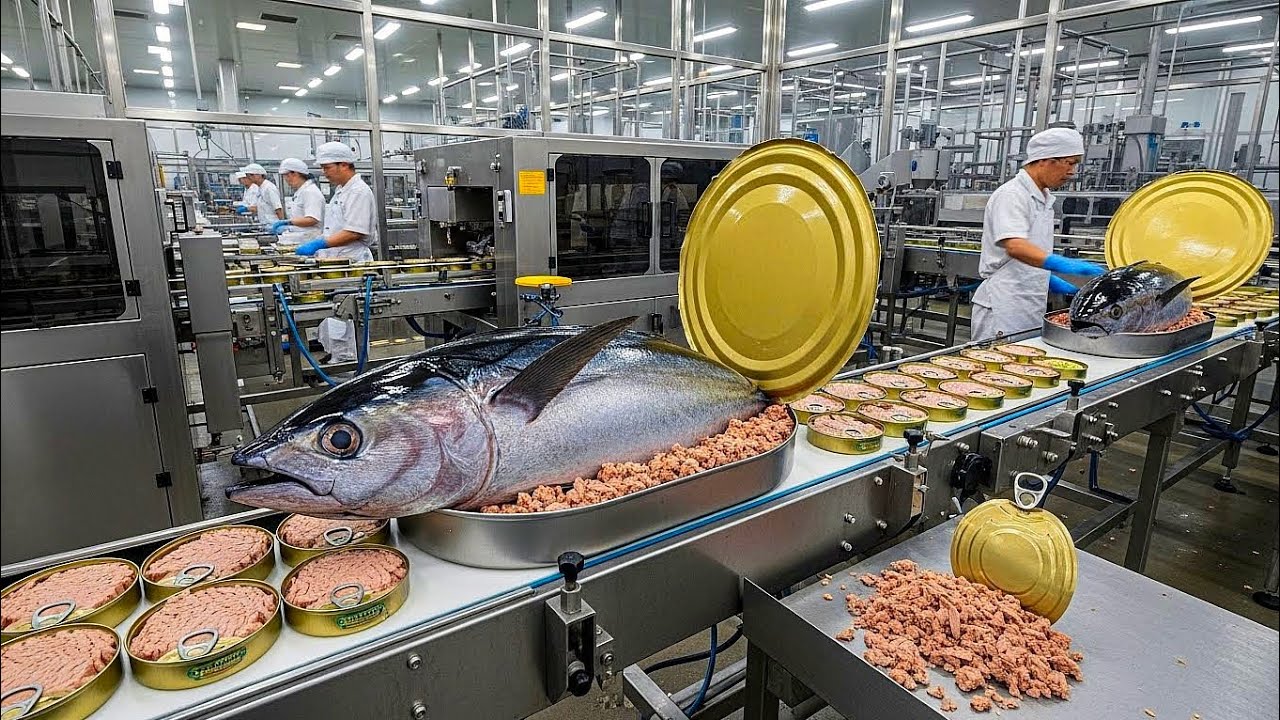 How Tuna Is Really Made: Inside a Real Tuna Can Factory From Ocean to Shelf
