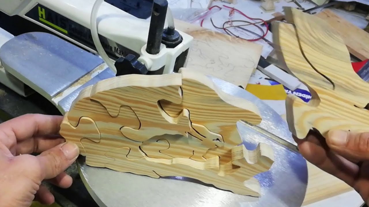 wooden puzzles in the house /kıl testere çalışması /doğal ahşap oyuncak/nasıl yapılır