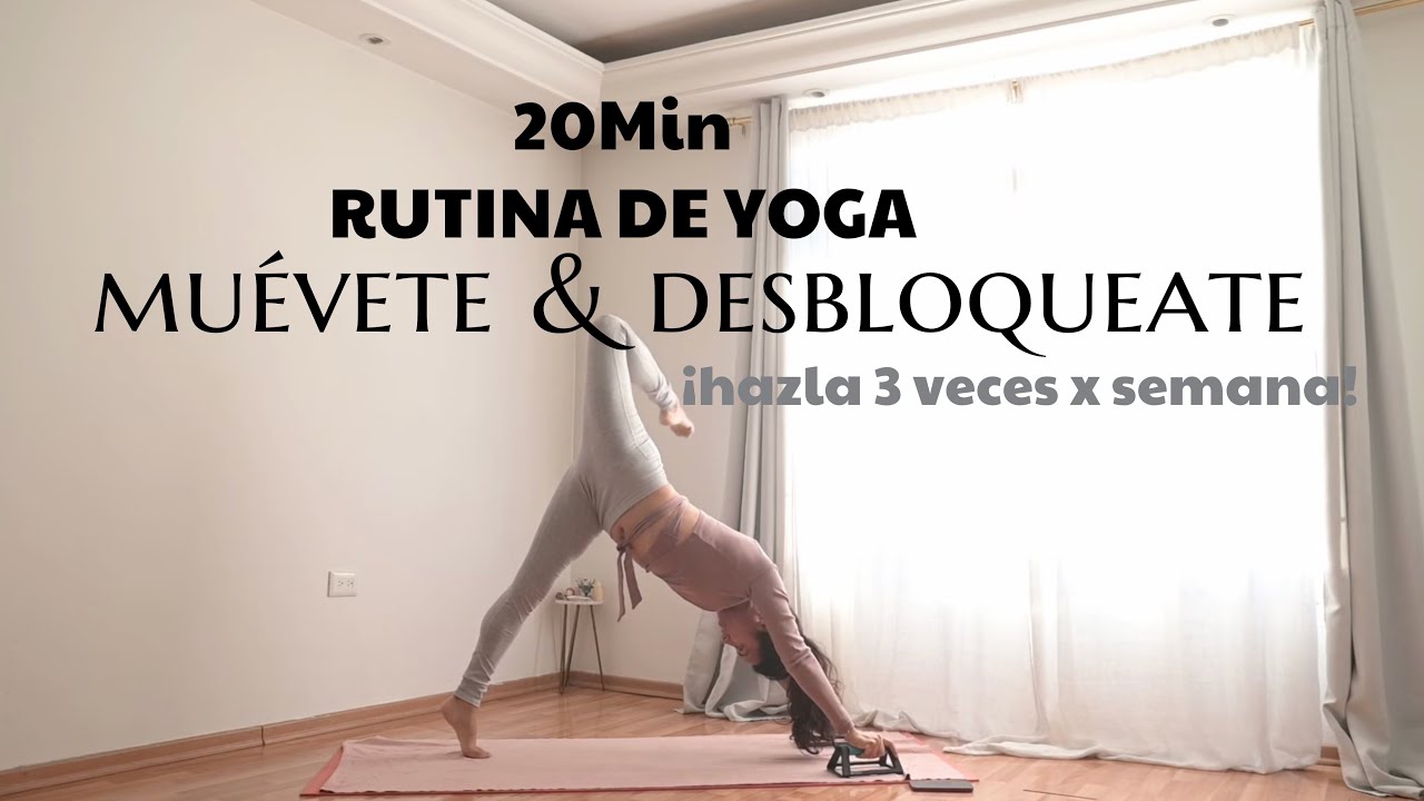 20 min de Yoga🧘🏻‍♀️,  para Desbloquear tu Espalda y tu energía💫 / Brenda Yoga