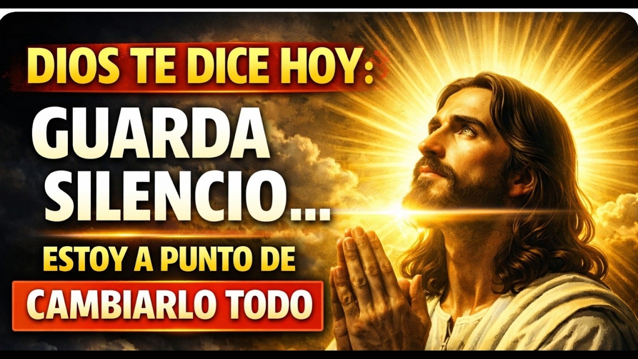 DIOS TE DICE HOY: Guarda Silencio - Estoy a Punto de Cambiarlo Todo