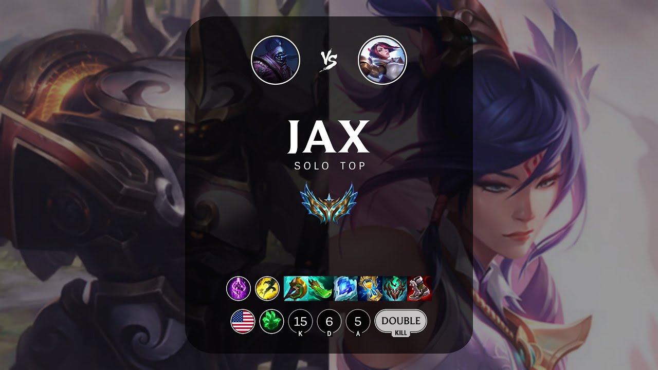 Jax Top vs Fiora - NA Challenger Patch 13.15