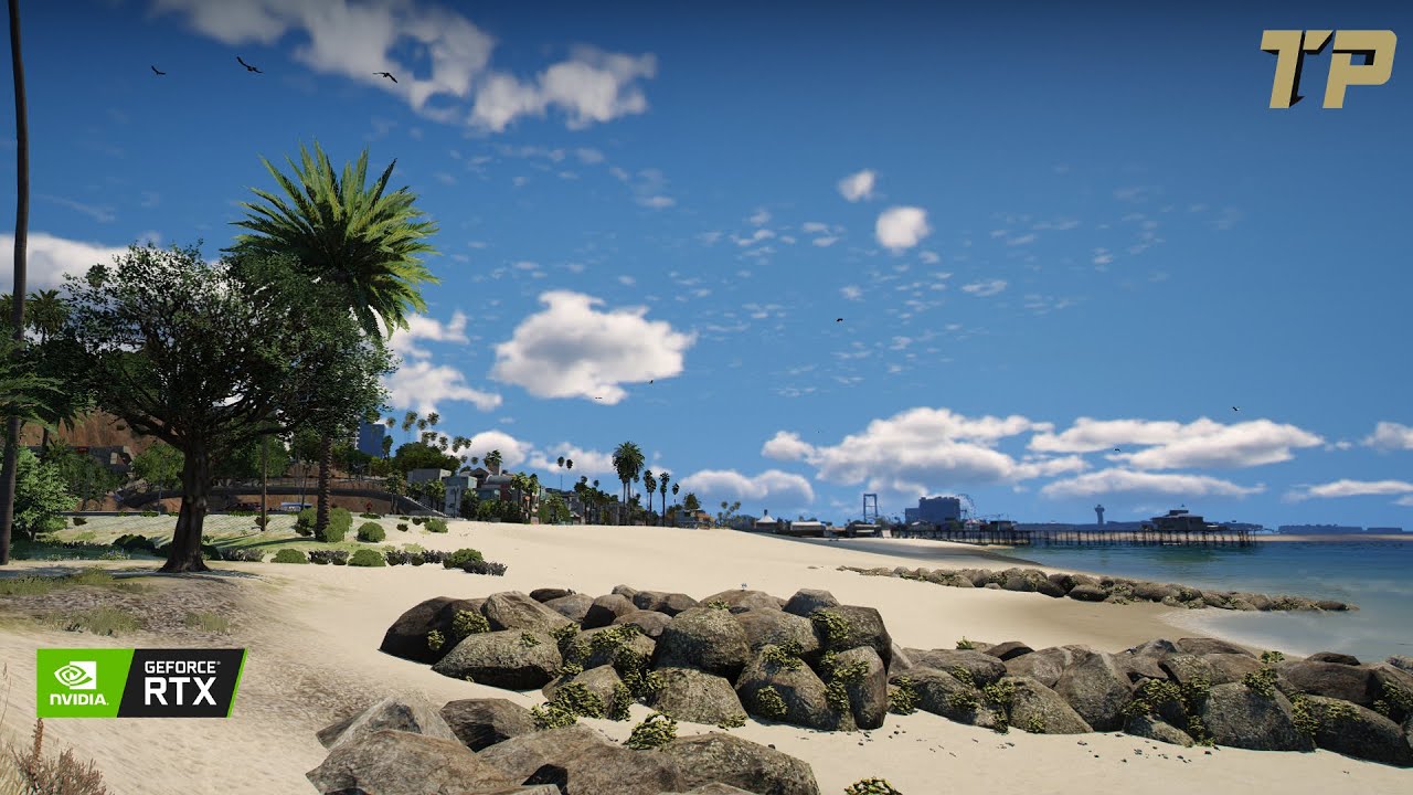 GTA 5 Mods - Ultra Realistic Real Life Los Angeles With Free NVE Mod And Ray Tracing On RTX2060