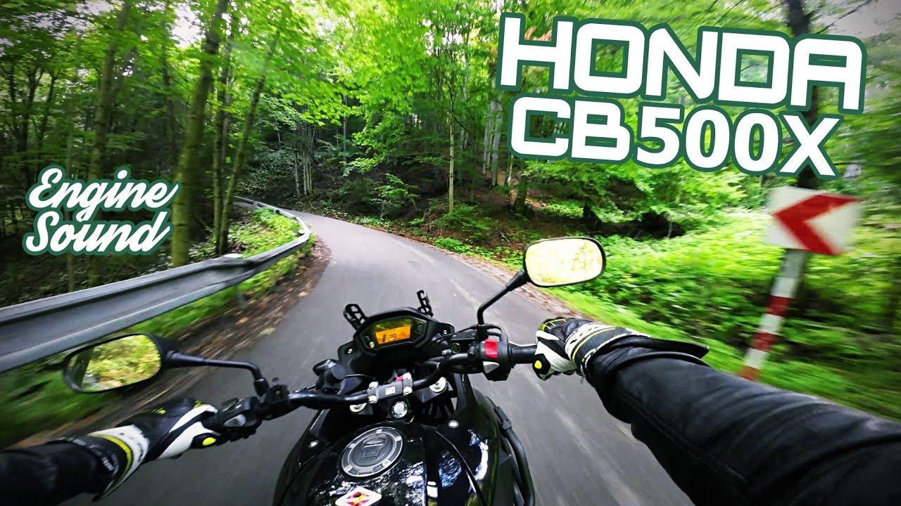 Honda CB500X in the Tight Turns I Deep Forest Ride I 4K