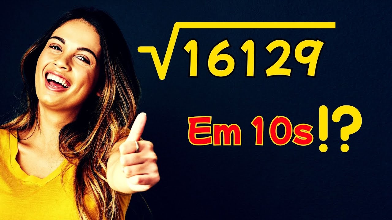🔥 Como Calcular Raiz Quadrada em 10 Segundos! | Macete Incrível