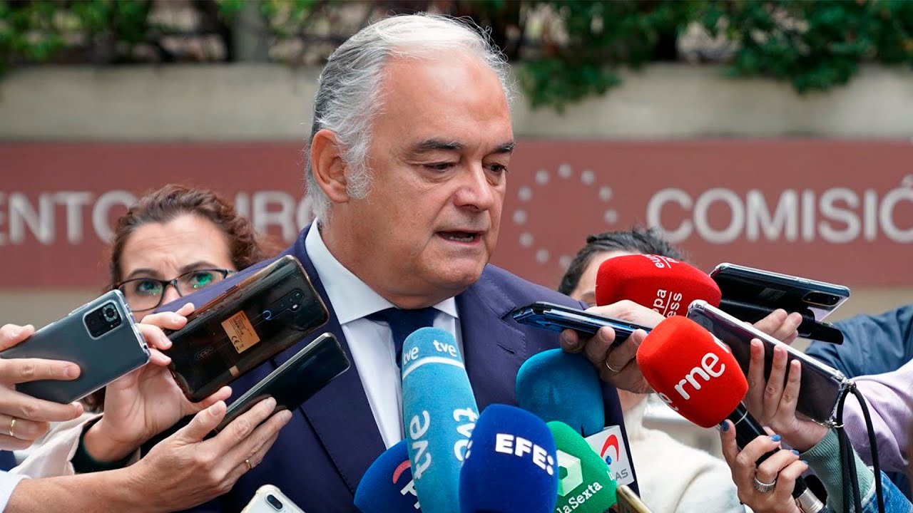González Pons tras reunirse con Reynders, comisario europeo de Justicia.