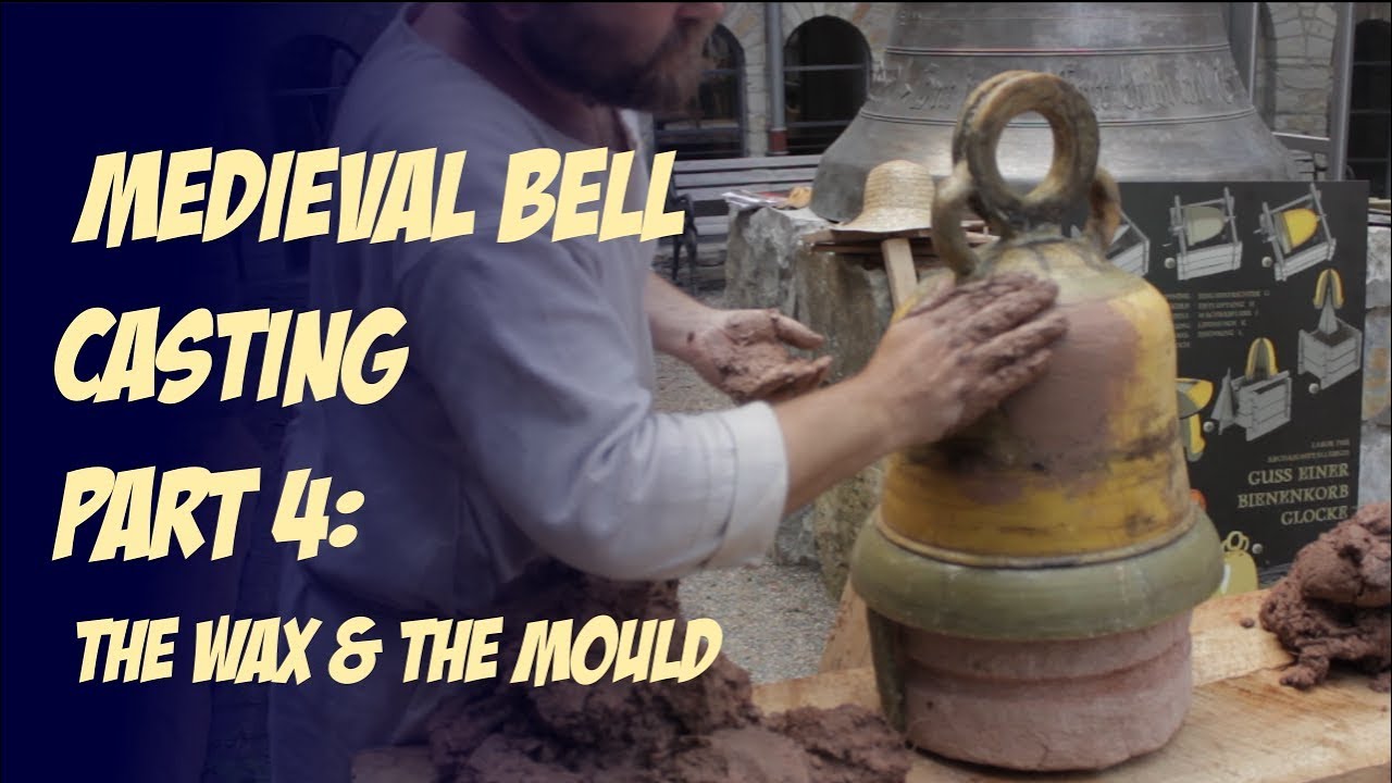 The wax model and the mould - Bronze Casting: 1000 year old bell -  Part 4 #medievalbellfounding