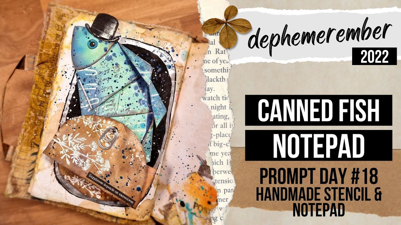 canned fish notepad! Happiness depends on ourselves! DEPHEMEREMBER #18