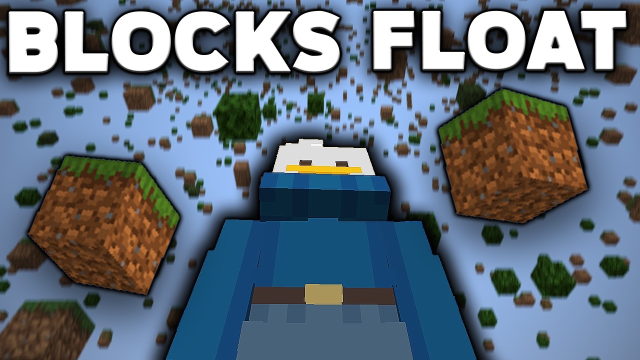 Minecraft, But Blocks FLOAT Up