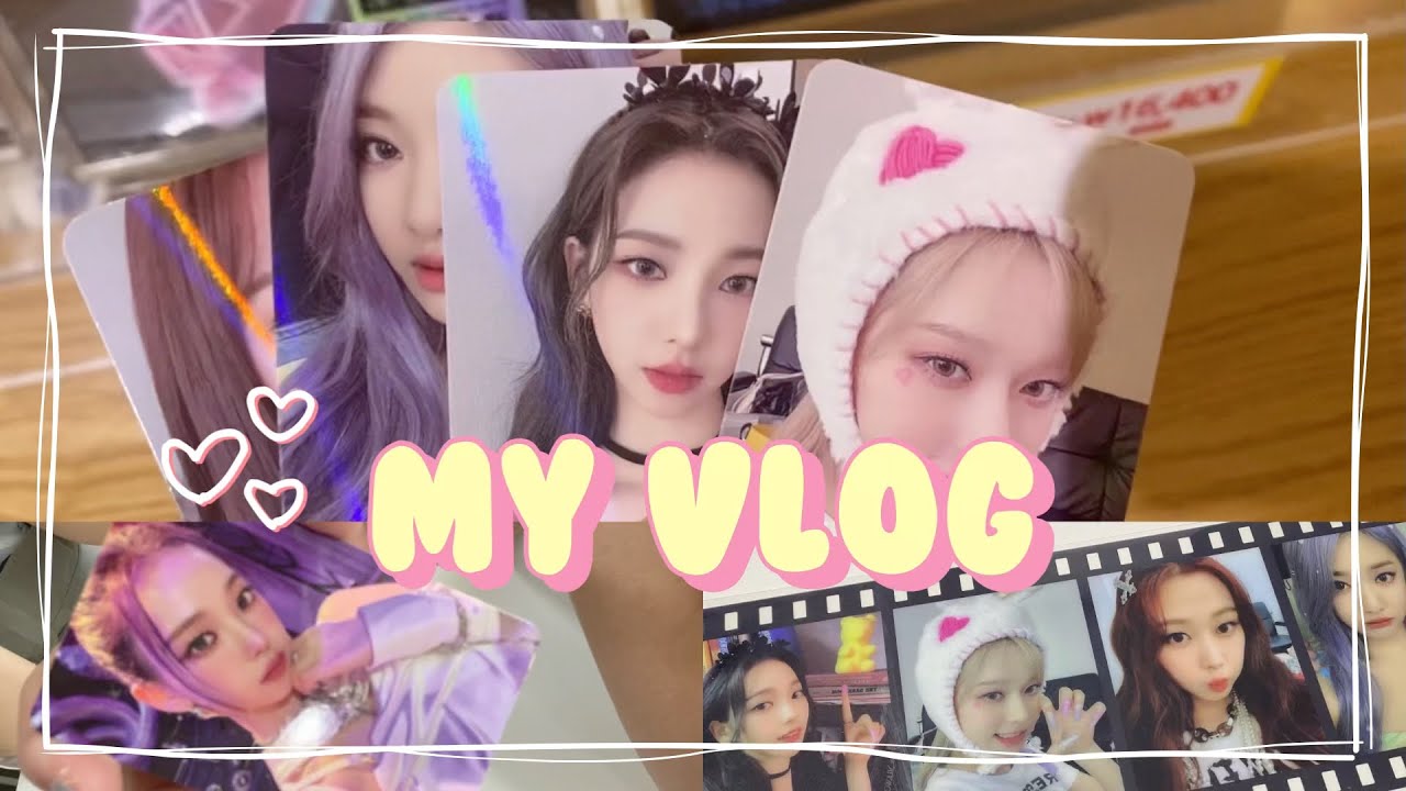 [마이 브이로그] 마이로그 • 덕질브이로그 • my vlog • 걸스 앨범깡 • 에스파 컴백 • 에스파 탐구영역 • 핫트랙스 • 비트로드 • 니어바이뮤직