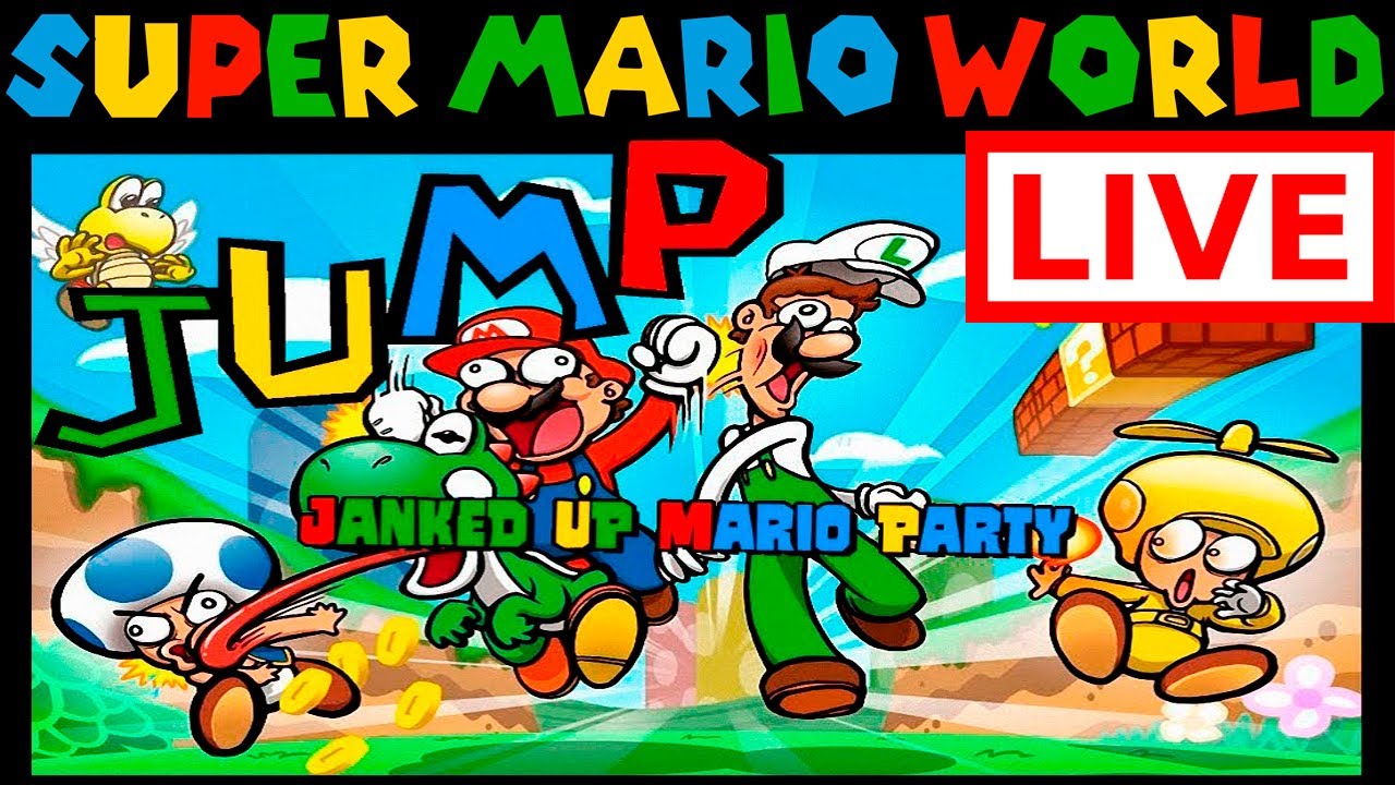 🔴JUMP Janked Up Mario Party - Super Mario World Hackrom