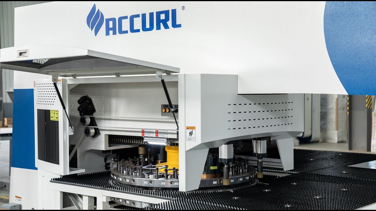 CNC Turret Punch Press ACCURL ES NT Series Electro Servo Punching Machine