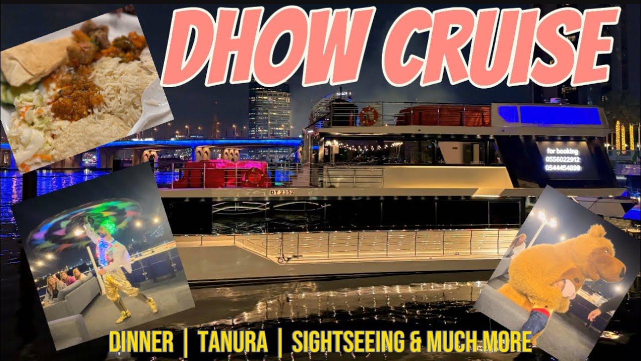 Dhow cruise at Al Jaddaf Waterfront Dubai | Dinner | Dubai Trail | Tanura Dance | Winter Vibes | 🥶