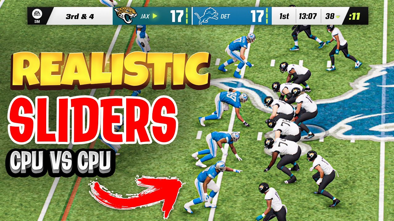 REALISTIC Madden 23 SLIDERS - CPU vs CPU (Version 1.0)