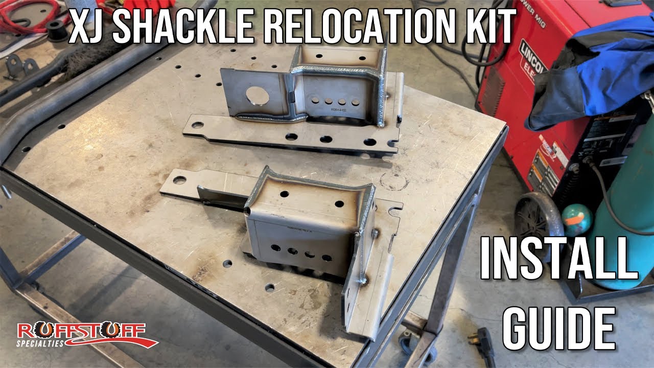 XJ Shackle Relocation kit Install Guide