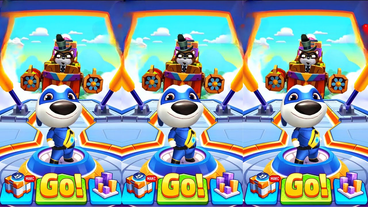 Talking Tom Hero Dash - Henk - Walkthrough BOSS - Gameplay, Android - LILU