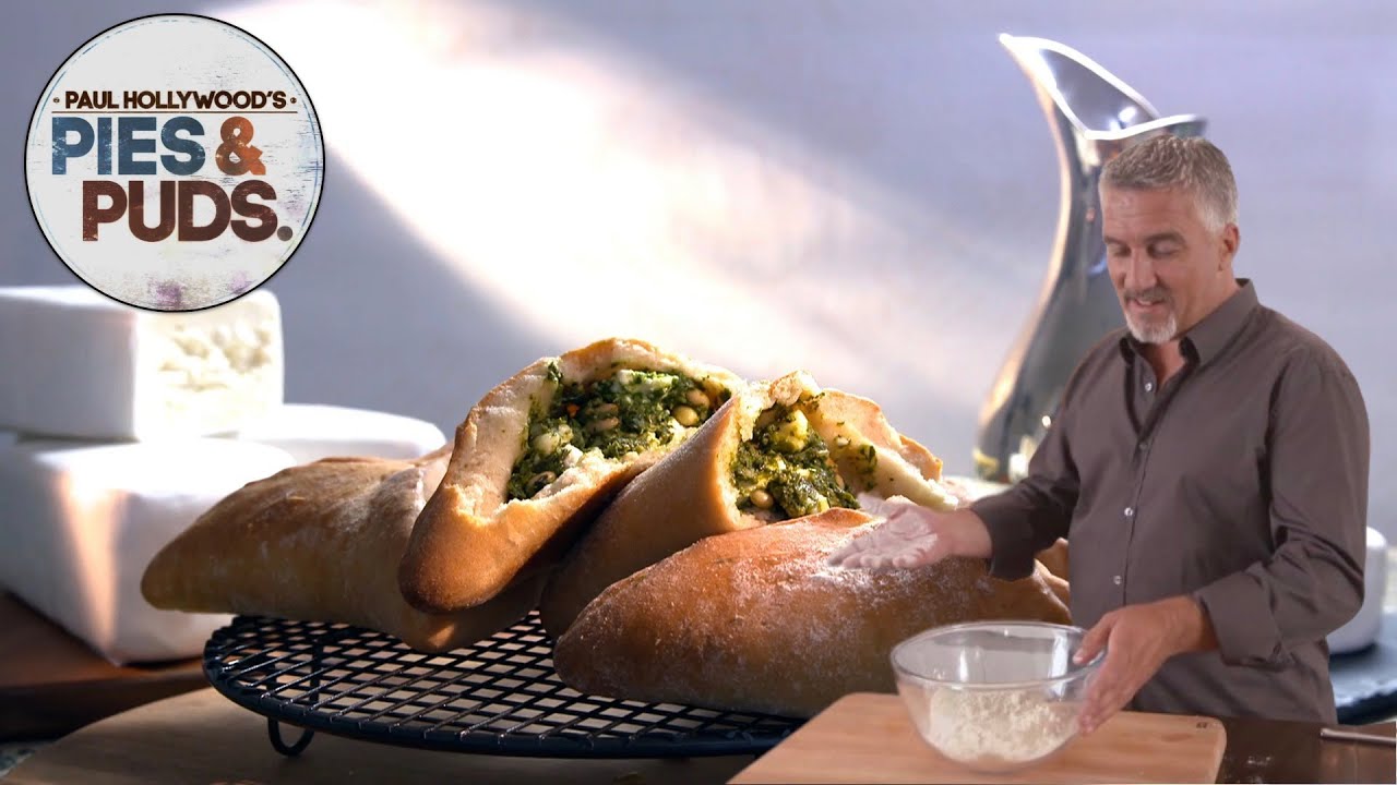 How to make the ULTIMATE Spinach, Pine nut & Feta Parcels | Paul Hollywood’s Pies & Puds