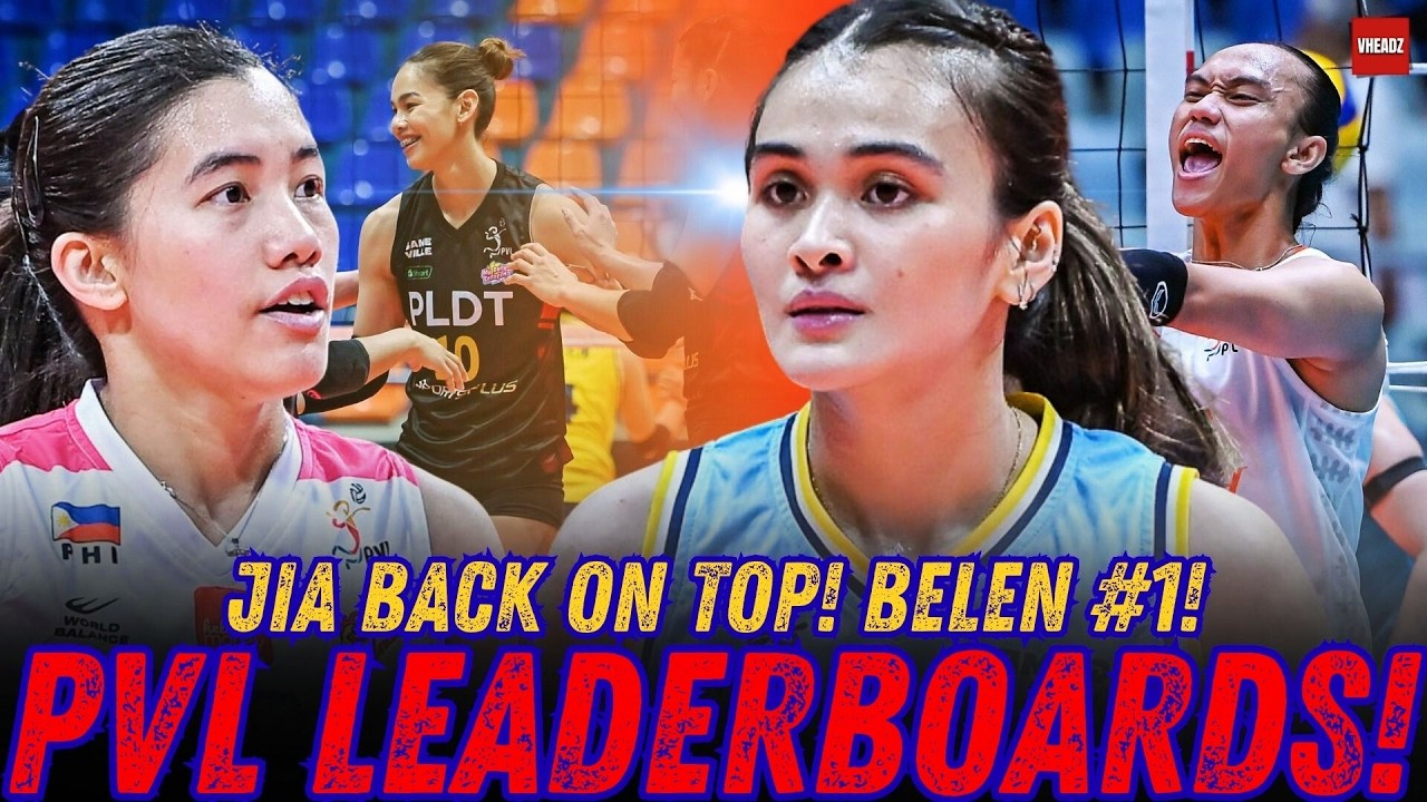 Jia De Guzman Back on Top! Bella Belen #1 pa rin! PVL AFC 2nd Week Action Leaderboards, Alamin!