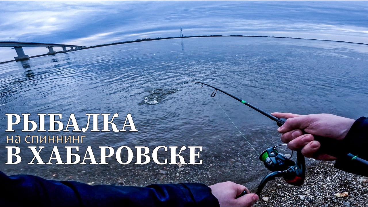 РЫБАЛКА НА СПИННИНГ В ХАБАРОВСКЕ. РЫБА ЕСТЬ!
