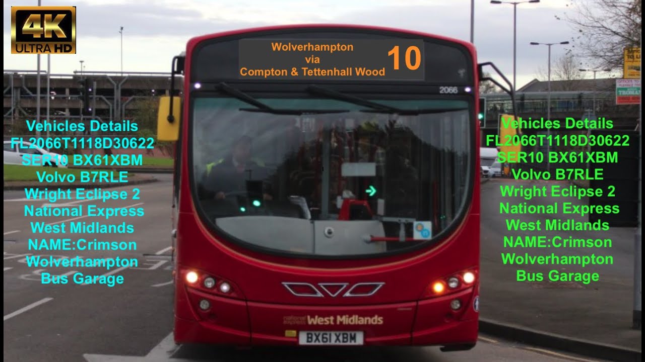 Bus Route 10 To Wolverhampton   4K