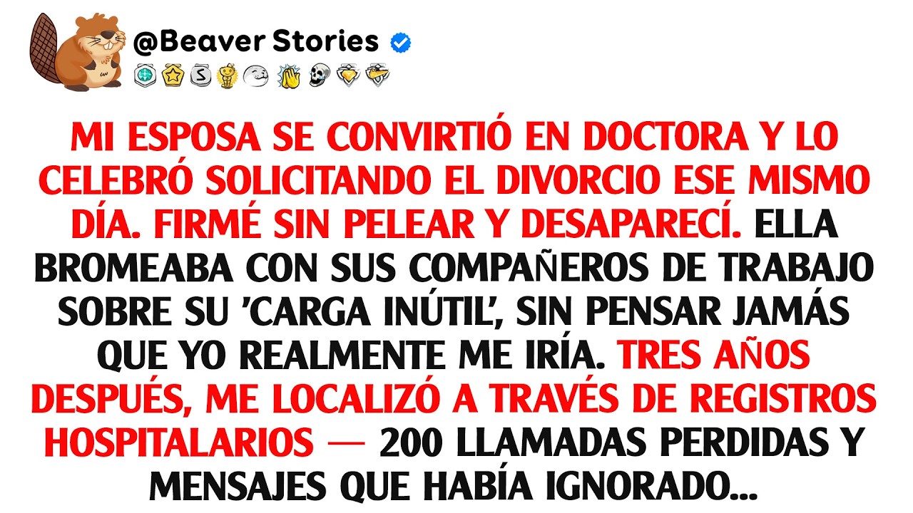 Mi esposa se convirtió en doctora y celebró solicitando el divorcio ese mismo día. Firmé sin luchar.
