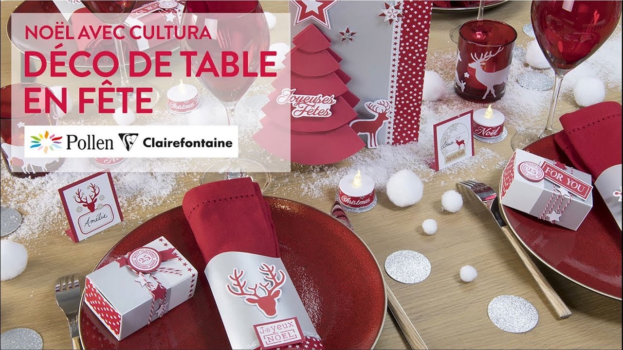 DIY créatif : Déco de table en fête - Noël Cosy