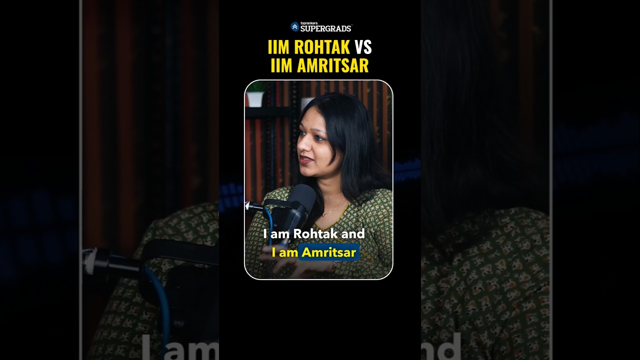 IIM Amritsar vs IIM Rohtak for IPM &ndash; Which One Should You Choose? 🤔| MUST KNOW ⚠️| #shorts