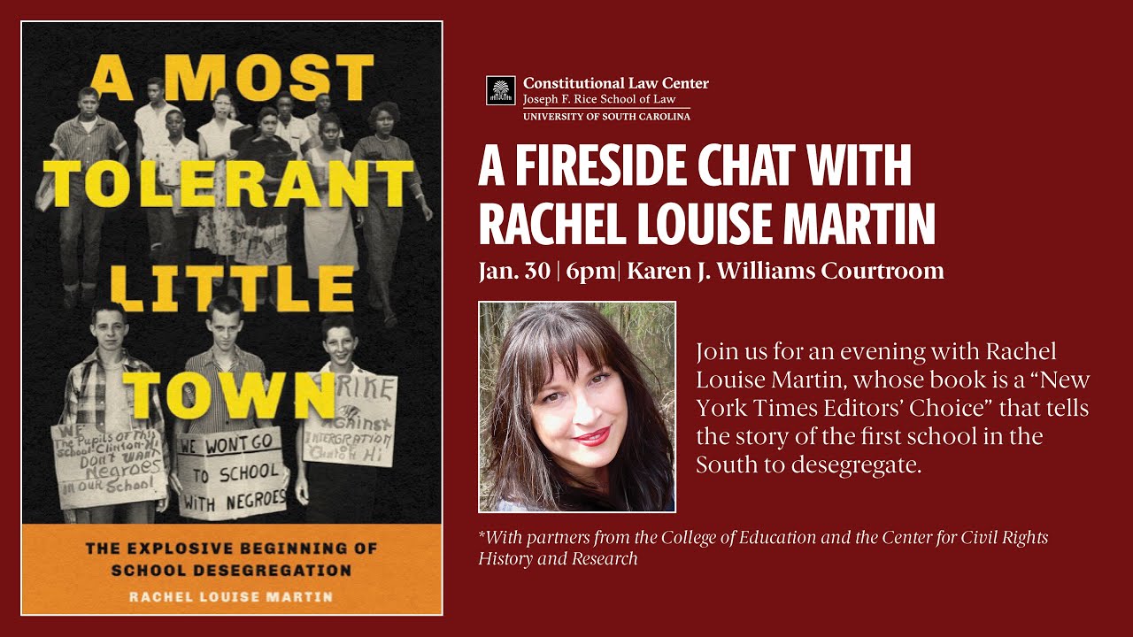 Constitutional Law Center presents A Fireside Chat with Rachel Louise Martin