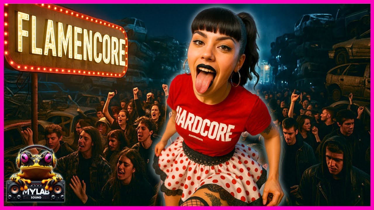 FLAMENCORE - Me Enamora  MyLab (Original Mix) - VIDEOCLIP - Frenchcore Hardcore 2025 Flamenco